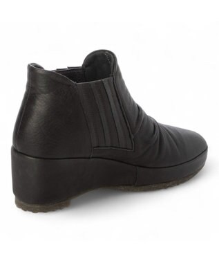 MODE ET JACOMO <D'ICI>ヒールアップサイドゴアシューズ ダークグレー