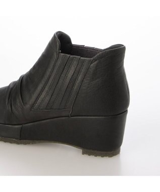 MODE ET JACOMO <D'ICI>ヒールアップサイドゴアシューズ ダークグレー