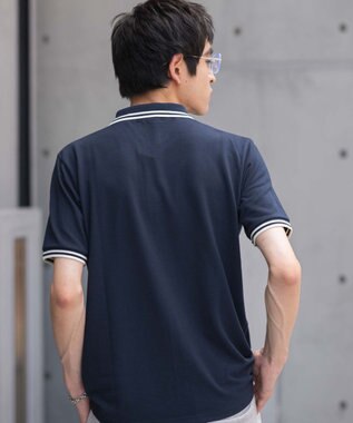 WEGO 【ユニセックス着用ITEM/MLサイズ展開】ワンポイント刺繍カノコポロ（SS） ネイビー