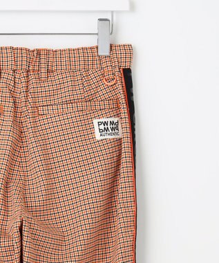 PW CIRCULUS 【MEN】CLASSICAL×SPORTY チェック柄パンツ オレンジ系5