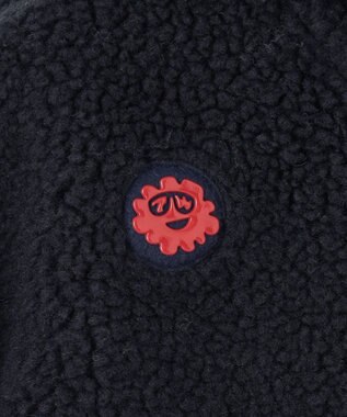 PW CIRCULUS 【WOMEN】【撥水/防風】ボア ハーフジップ フーデッド プルオーバー ネイビー系