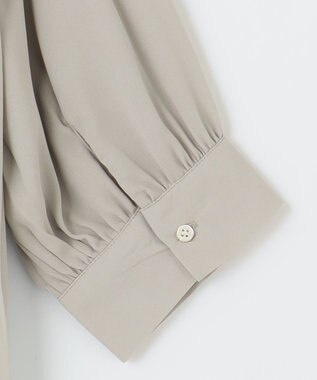 ANY バックプリーツシャツ グレー