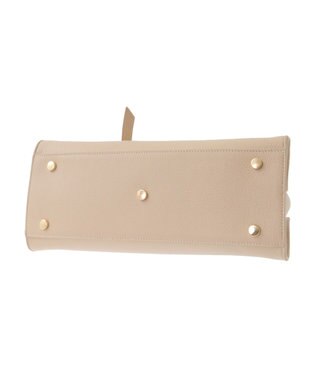 YECCA VECCA 【story.】ベルトハンドバッグ Light Beige