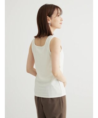 Green Parks Ｂ．ＳＥＴ２点深Ｖプルオーバー＋スクエアタンク Ecru