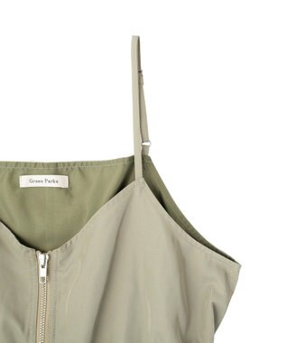 Green Parks ＳＥＴ２点　キャミビスチェ＋スカート Khaki