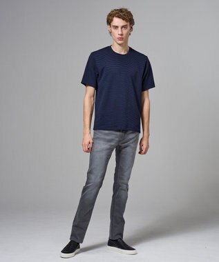 JOSEPH HOMME 【オリジナル素材 】ライトタックジャージー   クルーネックＴシャツ ネイビー系