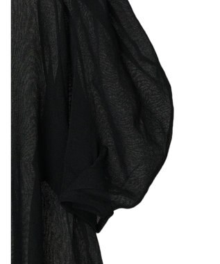 AMERICAN HOLIC ボリュームスリーブティアードニットチュニック Black