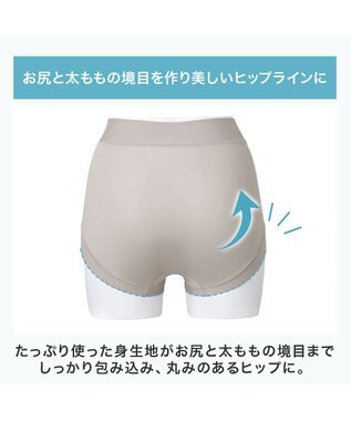 BRADELIS New York 【BRADELIS NewYork peace】　きゅっと綿混ショーツ23 グレージュ