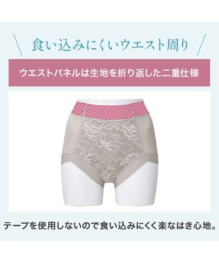 BRADELIS New York 【BRADELIS NewYork peace】　きゅっと綿混ショーツ23 グレージュ