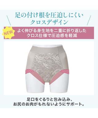 BRADELIS New York 【BRADELIS NewYork peace】　きゅっと綿混ショーツ23 グレージュ