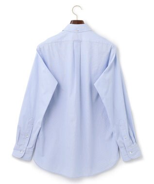 J.PRESS MEN 【WEB限定】ポプリンヘアラインJ刺繍シャツ/B.D サックスブルー系1