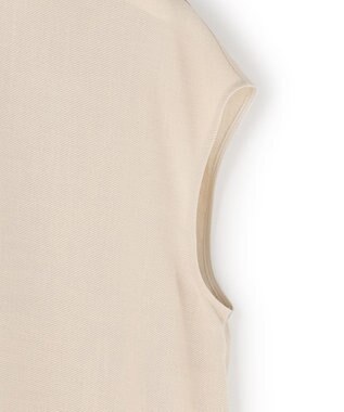 ICB L 【先行予約】 ドライアセテートスラブ フレンチスリーブワンピース サンドベージュ