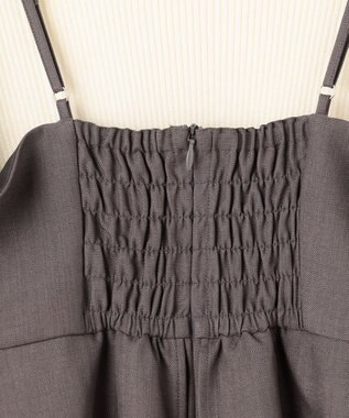 ANY SIS 【2SET】ビスチェ ワンピース × ニット セット ブラウン