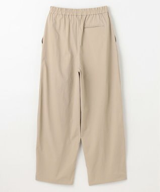 ANY L 【洗濯機可/ウエストゴム】撥水バレルパンツ サンド