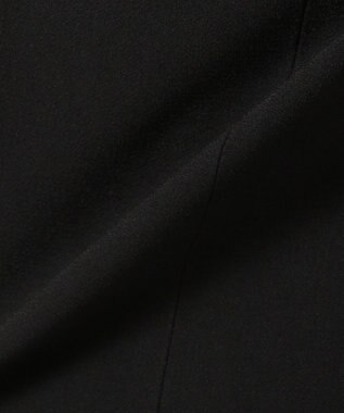 自由区 FORMAL 【高級トリアセテート素材】レベッカBSジョーゼット ジャケット+ワンピース ブラック系