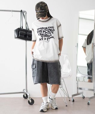 WEGO スプレーグラフィックBIGT ホワイト