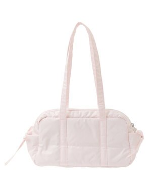 Maison de FLEUR サイドリボンパファーボストンバッグ Pink