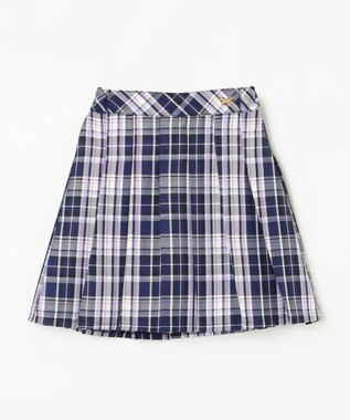 ANY KIDS プリーツ スカパン ネイビー×チェック