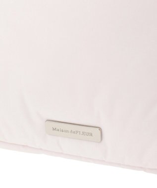 Maison de FLEUR サイドリボンパファーボストンバッグ Pink