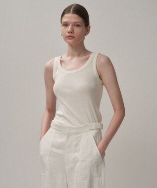 ATON FRESCA CIRCULAR RIB | タンクトップ