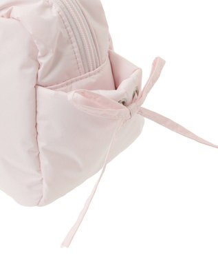 Maison de FLEUR サイドリボンパファーボストンバッグ Pink