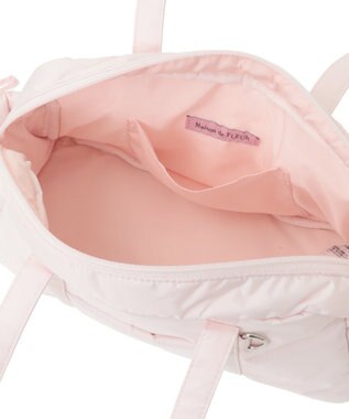 Maison de FLEUR サイドリボンパファーボストンバッグ Pink