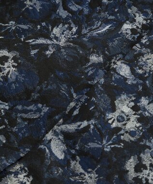 YECCA VECCA ジャガードナロースカート Navy