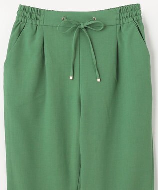 ANY 【UVケア/接触冷感/ウエストゴム】イージケア美脚パンツ テーパード グリーン