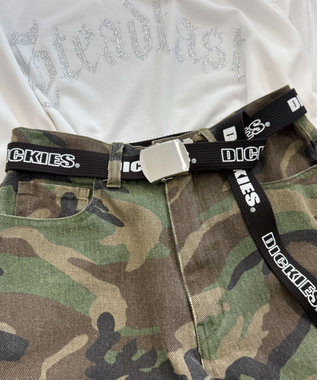 WEGO 【ユニセックス着用ITEM】Dickies　ロゴプリントベルト
