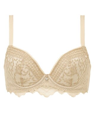 BRADELIS New York 【BRADELIS New York ブラデリス】ジャクリーンステップ3ブラ24A1 育乳補整 補正 ブラジャー 下着 幅狭ワイヤーでバストを整える シャンパンベージュ