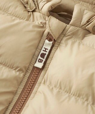 MIKI HOUSE HOT BISCUITS 【80-120cm】 シンクラウド 中綿ジャンパー ベージュ