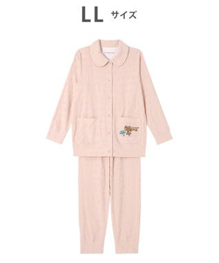 tsumori chisato SLEEP ツモリチサト パジャマ 長袖 長ズボン 綿混(本体) パイル素材 上下セット 前開き tsumori chisato SLEEP UDX556 /ワコール