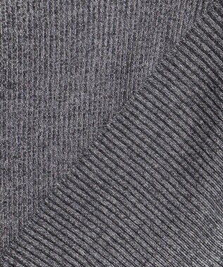 ICB 【洗える】エクストラファインメリノ Vネックプルオーバー グレーラメ系