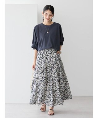 AMERICAN HOLIC 接触冷感ドルマンカットプルオーバー Charcoal Gray