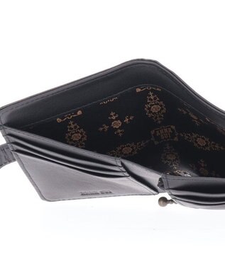 ANNA SUI ロジェ 内ファスナーミニ財布 ブラック