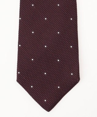 J.PRESS MEN 【JAPANESE SILK FRESCO TIE COLLECTION】ドット ネクタイ ワイン系8