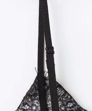 ANY デシンレースキャミソール ブラック