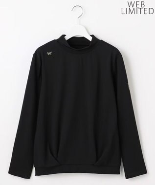 23区GOLF 【WOMEN/EC限定】【吸水速乾/UVケア】シンプル モックネック ブラック系