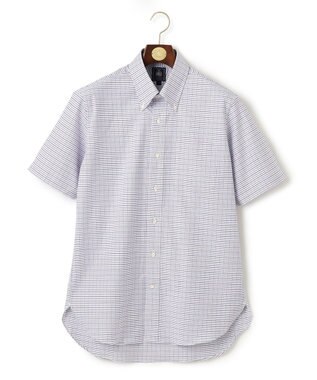 J.PRESS MEN 【WEB・一部店舗限定】オックスフォードトリプルカラーチェック 半袖シャツ/B.D ピンク系3