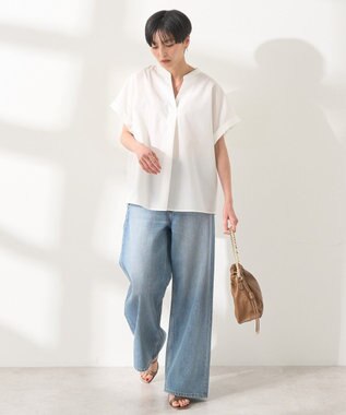 AMERICAN HOLIC スキッパー半袖シャツ Off White