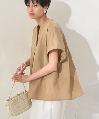 AMERICAN HOLIC スキッパー半袖シャツ Mocha