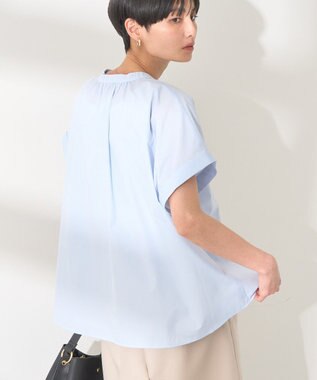 AMERICAN HOLIC スキッパー半袖シャツ Sax