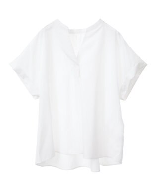 AMERICAN HOLIC スキッパー半袖シャツ Off White