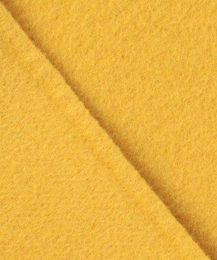 自由区 S ウールリバーショート コート イエロー