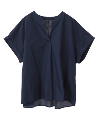 AMERICAN HOLIC スキッパー半袖シャツ Navy