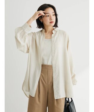 Green Parks カラーテレコタンク Gray Beige