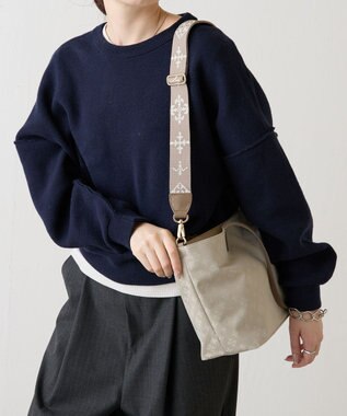 russet ナイロンジャガードセパレートトート(SF-275) Ecru