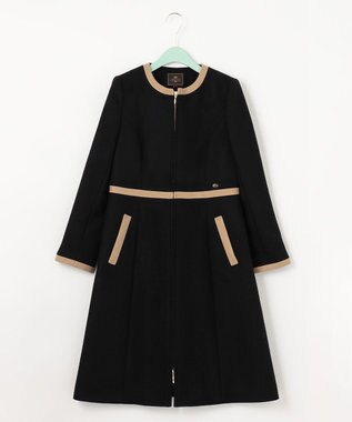 TOCCA MUSE ウールメルトンコート ブラック系8