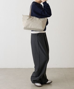 russet ナイロンジャガードセパレートトート(SF-275) Ecru