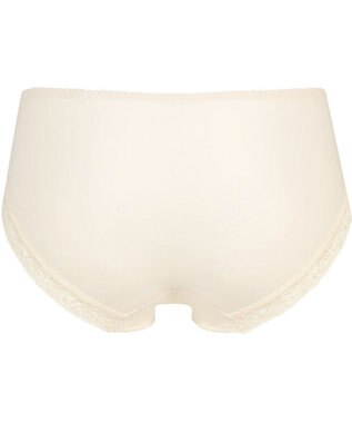 Wing ショーツ　【エアリーソフトブラ】　身生地部オーガニックコットン混　KB2202とペア　はきこみ丈あさめ　ウイング／ワコール　KF2852 シェルベージュ